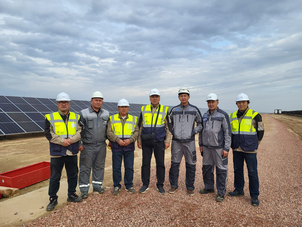 Commissioning of a new solar power station